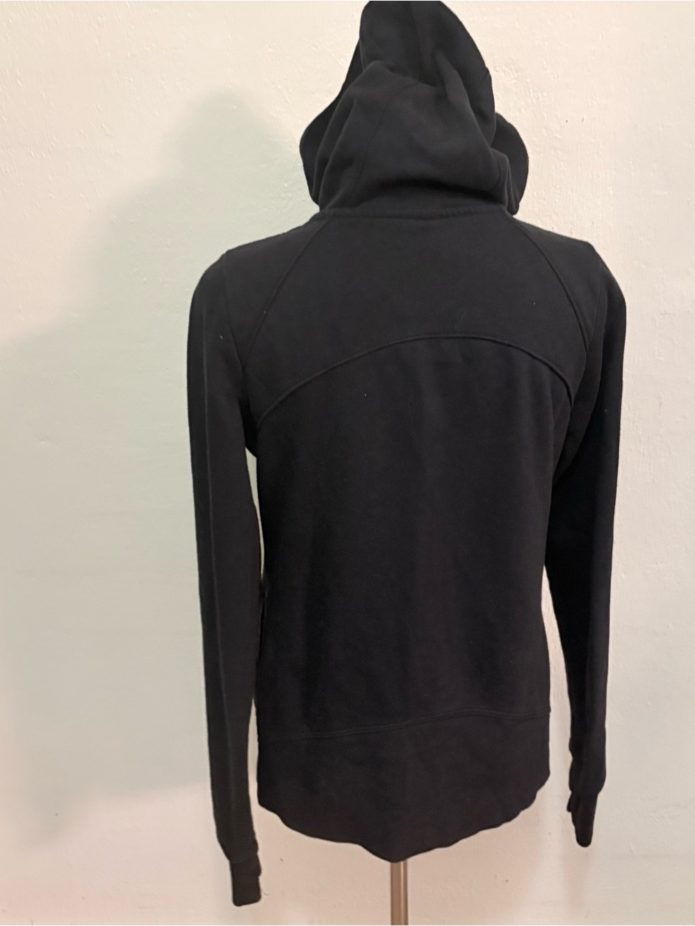 All In Motion Women’s Full-Zip Hooded Sweatshirt – Black (Size M) - Picture 3 of 6